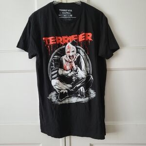 Hot Topic Terrifier Art The Clown Graphic Shirt Horror 100% Cotton